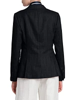 Wool Single-Breasted Blazer