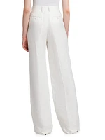 High-Waist Wide-Leg Trousers