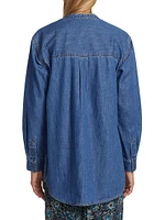 Emira Long-Sleeve Denim Shirt