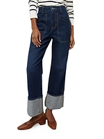 Dylan Cotton Straight-Leg Cargo Jeans