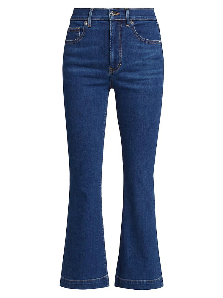 Carson High-Rise Crop Flare Jeans