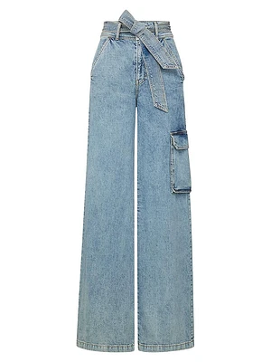 Belisa Cargo Wide-Leg Jeans