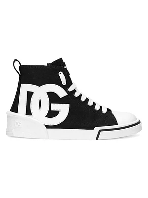 Little Kid's & Logo Canvas Sneakers