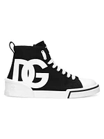 Little Kid's & Logo Canvas Sneakers