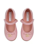 Big Girl's Patent Leather Ballet Flats