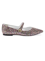 Caroline Glitter Ballet Flats