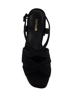 Bee 115MM Suede Platform Sandals