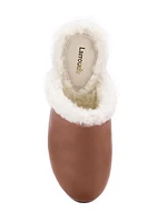 Miso 90MM Shearling-Lined Leather Platform Clogs