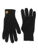 Flat-Rib Wool Gloves