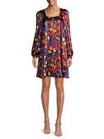 Eclipse Floral Silk Minidress