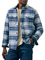 Plaid Fleece-Lined Shirt Jacket