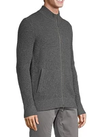 Reserve Ribbed Wool & Cashmere-Blend Cardigan