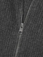 Reserve Ribbed Wool & Cashmere-Blend Cardigan