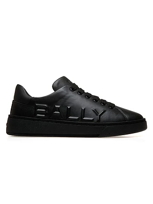 Reka Logo Leather Low-Top Sneakers