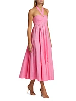 Tipping Point Halter Midi-Dress