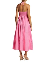 Tipping Point Halter Midi-Dress