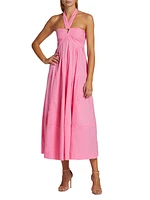 Tipping Point Halter Midi-Dress