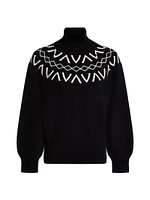 Marcie Fairisle Yoke Knit Sweater