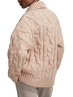 Aida Jumbo Cable-Knit Jacket