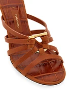 Anemone 70MM Leather Wedge Sandals