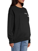 Tribeca Mom Cotton Crewneck Maternity Sweatshirt