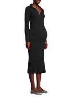 Jolie Wool-Blend Rib-Knit Maternity Sweaterdress