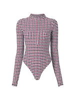 Brio Houndstooth Bodysuit