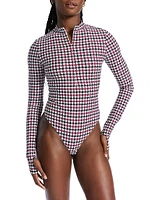 Brio Houndstooth Bodysuit