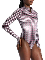 Brio Houndstooth Bodysuit