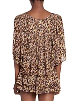 Roxini Abstract-Print Blouse