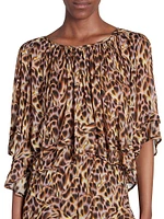 Roxini Abstract-Print Blouse