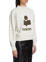 Moby Logo Cotton-Blend Sweatshirt