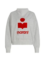 Moby Logo Cotton-Blend Sweatshirt
