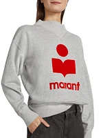 Moby Logo Cotton-Blend Sweatshirt