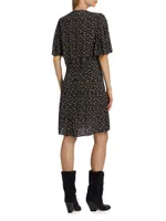 Vedolia Abstract Print Minidress