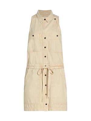 Ines Denim Sleeveless Minidress