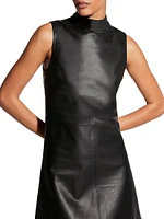 Crawford Upcycled Leather Dress