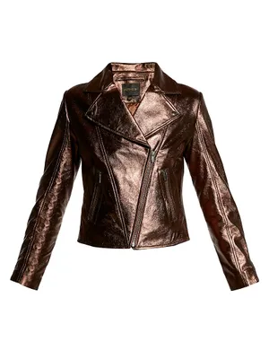 Elodie Upcycled Leather Jacket