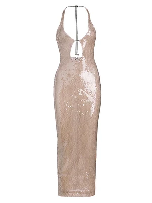 Sola Sequined Midi-Dress