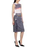 Delta Sequined Midi-Skirt