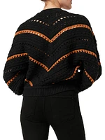 Ruth Cotton-Blend Crocheted Sweater