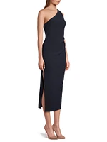 Karina One-Shoulder Midi-Dress