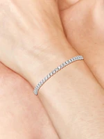 14K White Gold & Lab-Grown Diamond Tennis Bracelet