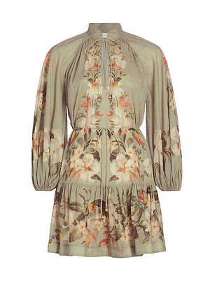 Lexi Floral Long-Sleeve Minidress