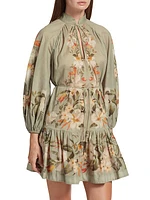 Lexi Floral Long-Sleeve Minidress