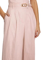 Matchmaker Linen Wide-Leg Pants