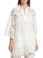 Lexi Eyelet Linen Tunic