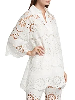 Lexi Eyelet Linen Tunic