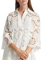 Lexi Eyelet Linen Tunic