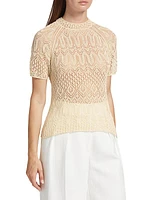 August Lace Knit Top